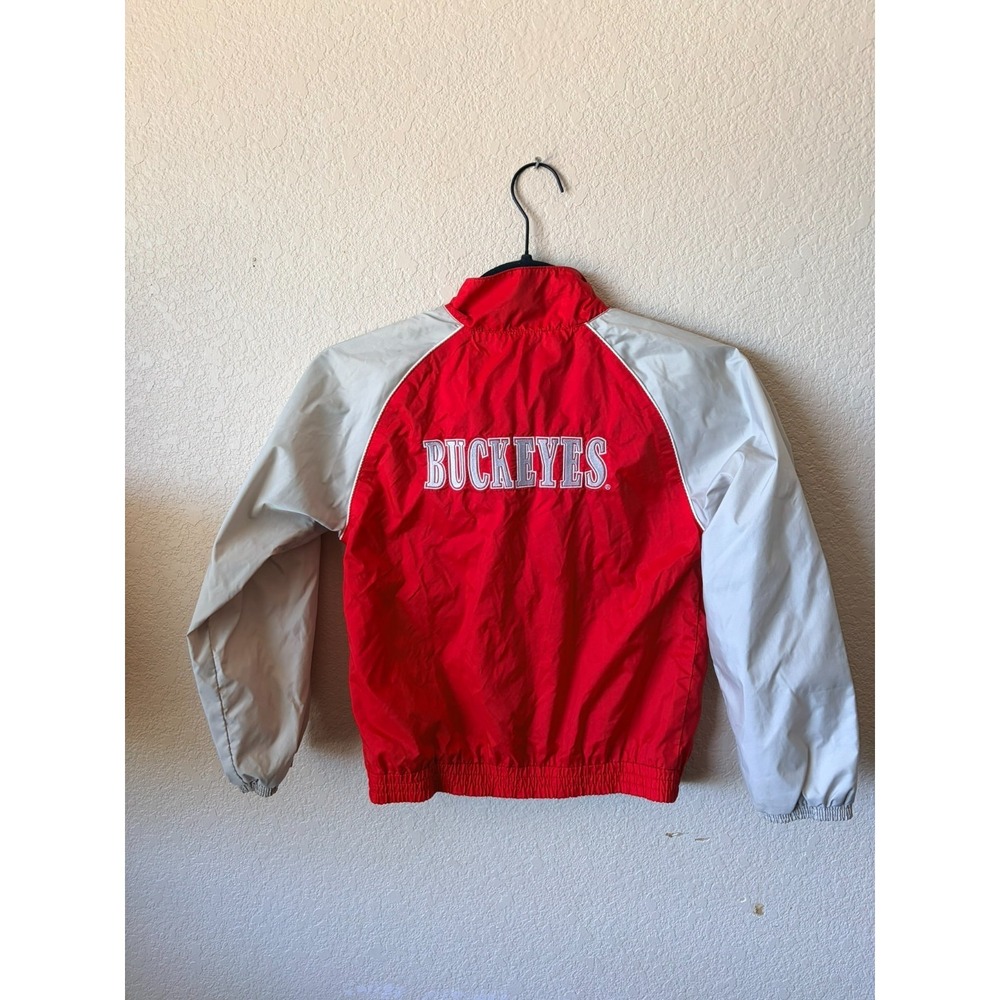 Kid Athletic Ohio State Buckeyes Boys Winter Jacket 7 Gray &‎ Red